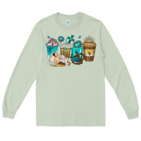 Matcha jesus coffee cups Long Sleeve Tee - texasbilliewilder