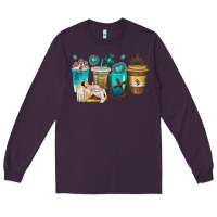 Plum jesus coffee cups Long Sleeve Tee - texasbilliewilder