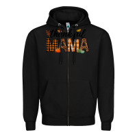 Black thankful mama Zipper Hoodie - texasbilliewilder