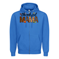 True Royal thankful mama Zipper Hoodie - texasbilliewilder