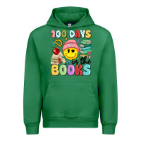 Emerald 100 days in the books Urban Hoodie - MaliasSmallBusiness