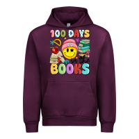 Mauve Wine 100 days in the books Urban Hoodie - MaliasSmallBusiness