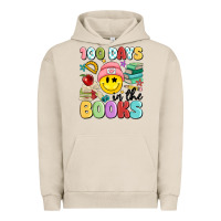 Pigment French Oak 100 days in the books Urban Hoodie - MaliasSmallBusiness