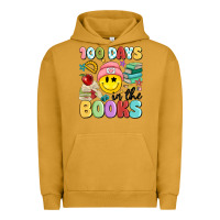 Pigment Peanut Butter 100 days in the books Urban Hoodie - MaliasSmallBusiness
