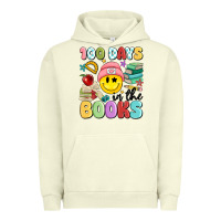 Pigment Pistachio 100 days in the books Urban Hoodie - MaliasSmallBusiness