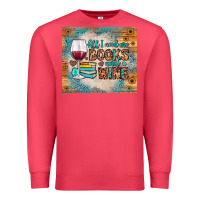 Cardinal all i need are books and wine Premium Sweatshirt - JahusDesignShop