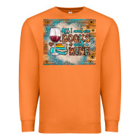 Carrot all i need are books and wine Premium Sweatshirt - JahusDesignShop