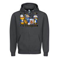 Smoke tis' the season volleyball coffee cups Zipper Hoodie - Zillion Design Studio