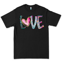 Black Valentine Love Premium Tee - CowhideDigitalArt