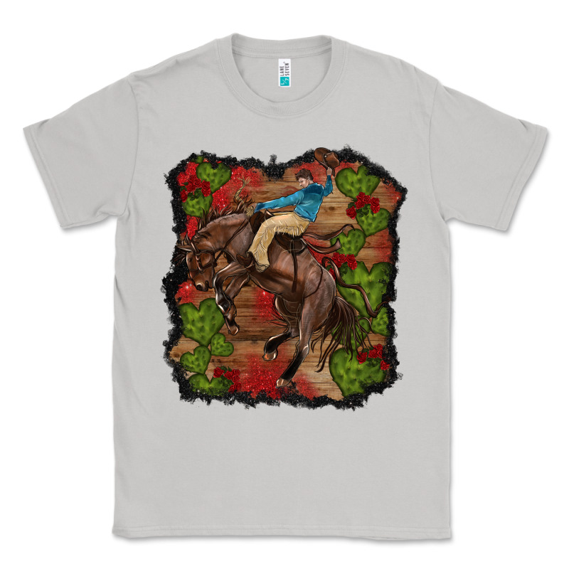 Valentine's Day Cowboy Cactus Rose Classic Tee by RanaPortraitStore | Teevron