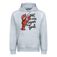 Heather Grey got a little cajun in my soul Urban Hoodie - MaliasSmallBusiness