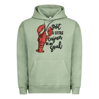 Pigment Oil Green got a little cajun in my soul Urban Hoodie - MaliasSmallBusiness
