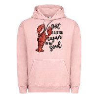 Pigment Salmon got a little cajun in my soul Urban Hoodie - MaliasSmallBusiness