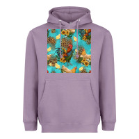 Lavender poultry animals seamless pattern Heavyweight Hoodie - HRA Design Shop