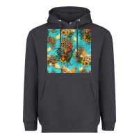 Smoke poultry animals seamless pattern Heavyweight Hoodie - HRA Design Shop