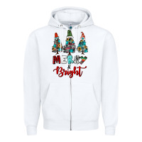 White western trees merry and bright christmas Zipper Hoodie - RanaPortraitStore