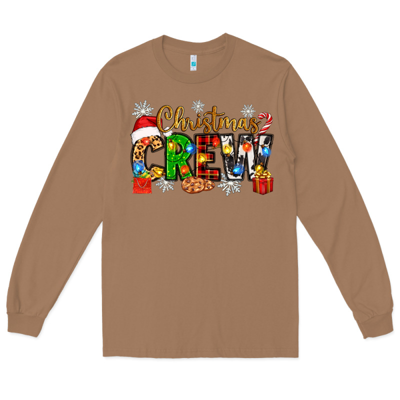 Christmas Crew Long Sleeve Tee by Zillion Design Studio | Teevron