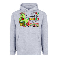 Heather Grey All I Want For Christmas Is A Unicorn Heavyweight Hoodie - FaDigitalArtStudio