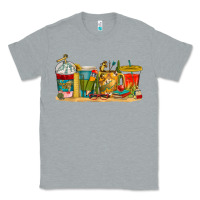 Heather Grey teacher fuel coffee cups Classic Tee - texasbilliewilder