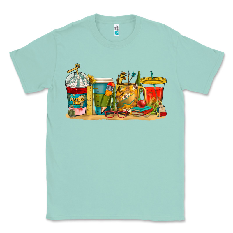 Teacher Fuel Coffee Cups Classic Tee by texasbilliewilder | Teevron