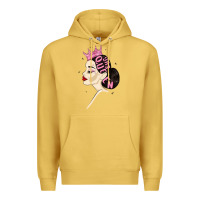 Antique Gold yas queen Premium Hoodie - MaliasSmallBusiness