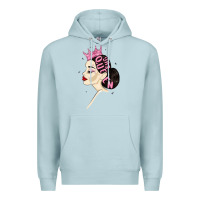 Blue Mist yas queen Premium Hoodie - MaliasSmallBusiness