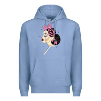 Colony Blue yas queen Premium Hoodie - MaliasSmallBusiness