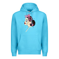 Ocean Blue yas queen Premium Hoodie - MaliasSmallBusiness