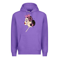 Purple yas queen Premium Hoodie - MaliasSmallBusiness