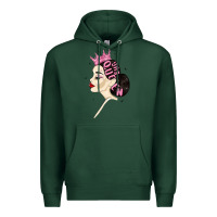 Sports Green yas queen Premium Hoodie - MaliasSmallBusiness