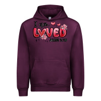 Mauve Wine i am loved john 3 16 Urban Hoodie - MaliasSmallBusiness