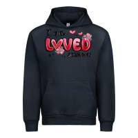 Navy i am loved john 3 16 Urban Hoodie - MaliasSmallBusiness
