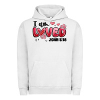 Pigment Lunar Rock i am loved john 3 16 Urban Hoodie - MaliasSmallBusiness