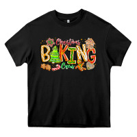 Black Christmas Baking Crew Heavy Core Tee - CowhideDigitalArt