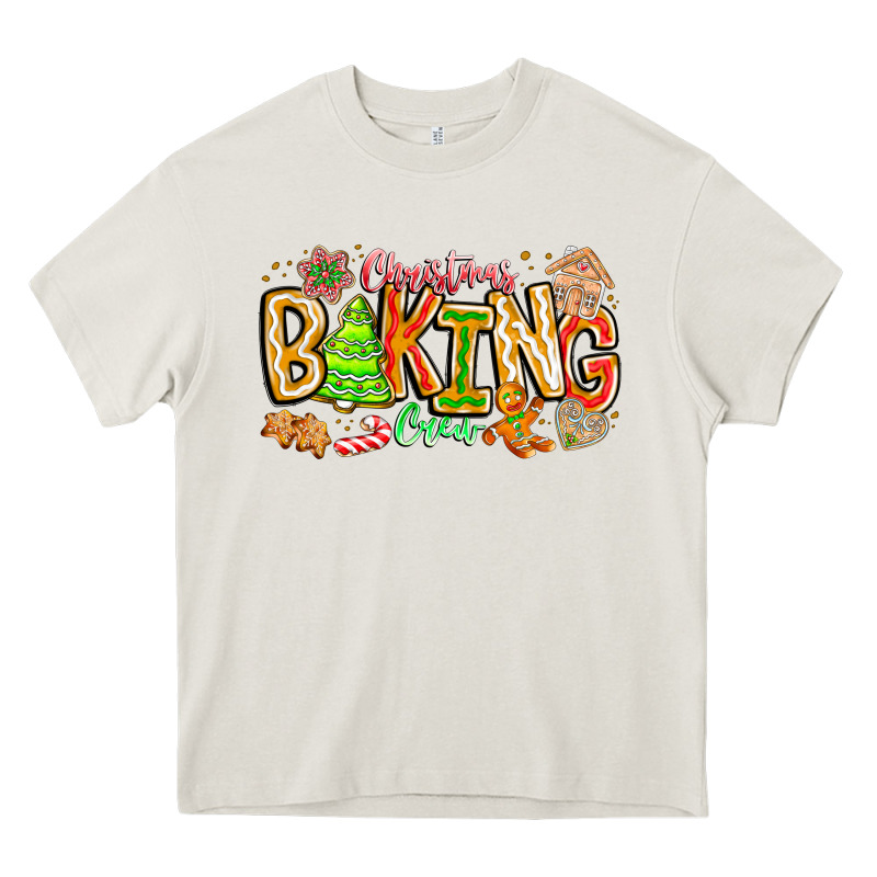 Christmas Baking Crew Heavy Core Tee by CowhideDigitalArt | Teevron