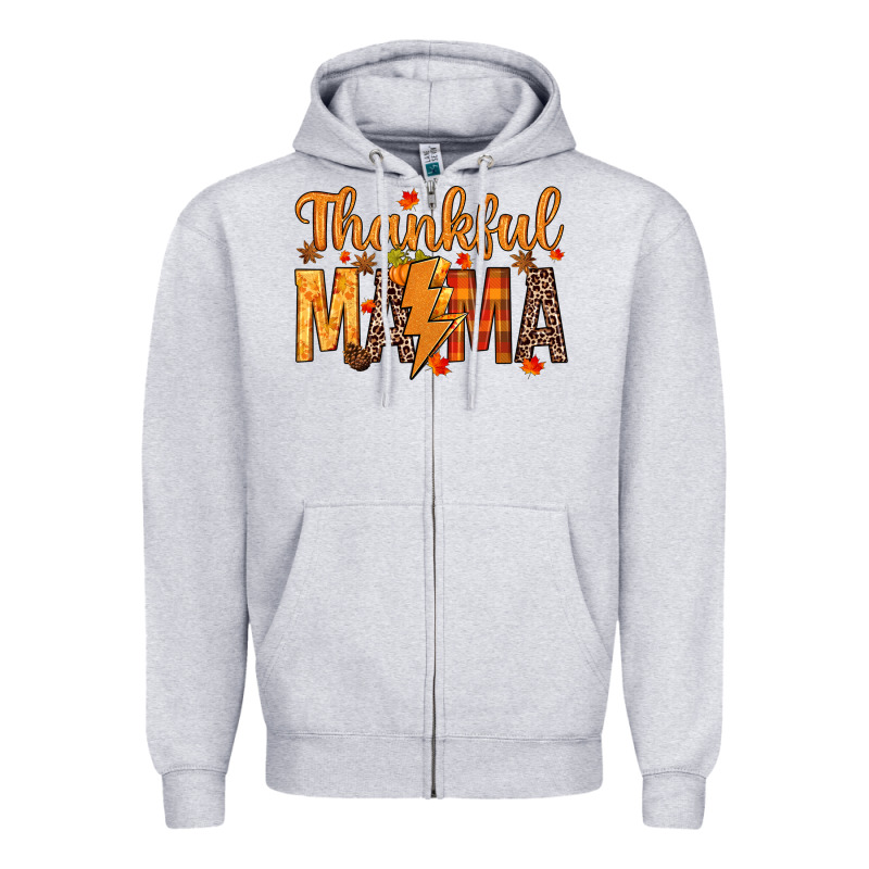 Thankful Mama Zipper Hoodie by texasbilliewilder | Teevron