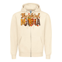 Sandshell thankful mama Zipper Hoodie - texasbilliewilder