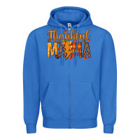 True Royal thankful mama Zipper Hoodie - texasbilliewilder