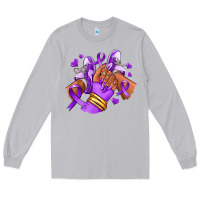 Moon Dust domestic violence afro girl sneakers Long Sleeve Tee - RanaPortraitStore