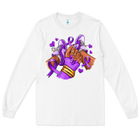 White domestic violence afro girl sneakers Long Sleeve Tee - RanaPortraitStore