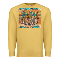 Antique Gold be the light matthew 5 14 Premium Sweatshirt - JahusDesignShop