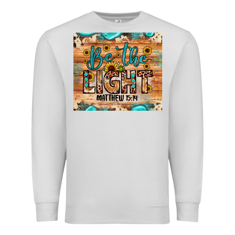 Be The Light Matthew 5 14 Premium Sweatshirt by JahusDesignShop | Teevron