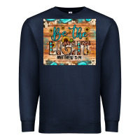 Navy be the light matthew 5 14 Premium Sweatshirt - JahusDesignShop