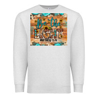 Oatmeal Heather be the light matthew 5 14 Premium Sweatshirt - JahusDesignShop