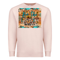 Pale Pink be the light matthew 5 14 Premium Sweatshirt - JahusDesignShop