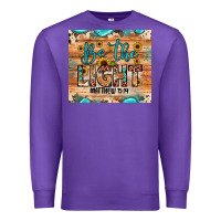 Purple be the light matthew 5 14 Premium Sweatshirt - JahusDesignShop