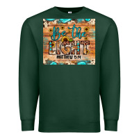 Sports Green be the light matthew 5 14 Premium Sweatshirt - JahusDesignShop