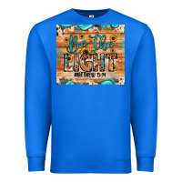 True Royal be the light matthew 5 14 Premium Sweatshirt - JahusDesignShop