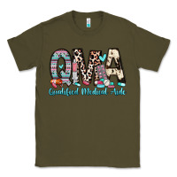 Army Green qma qualified medical aide Classic Tee - Zillion Design Studio