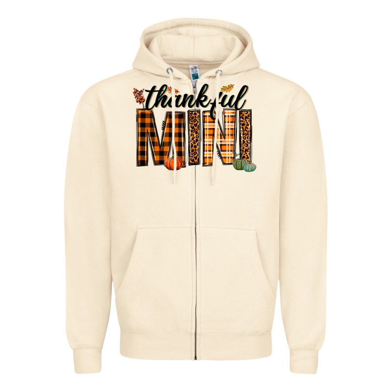 Thankful Mini Zipper Hoodie by texasbilliewilder | Teevron